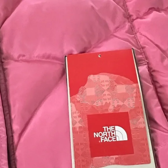‼️SOLD‼️ THE NORTH FACE PINK 550 GOOSE DOWN PUFFER VEST - Picture 8 of 12